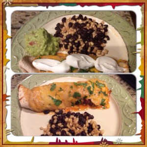 Jeff's version on top/my healthier version on bottom :-)