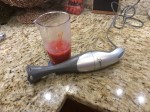 We used an immersion blender to puree the ketchup mixture