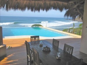 Our house we rented in Troncones, Mexico
