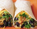 Bean and Spinach Burrito Wraps by SkinnyMs.com