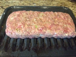 Next, I popped it on the grate and flattened out so it wouldn't be as thick and would get crisper