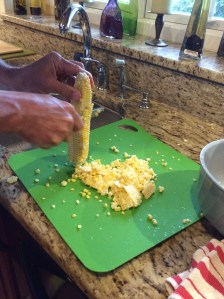 Cutting kernels off the cob