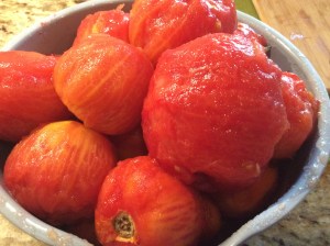 Peeled tomatoes