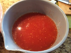 Look at that delicious juice...there might be a Bloody Mary in my future!