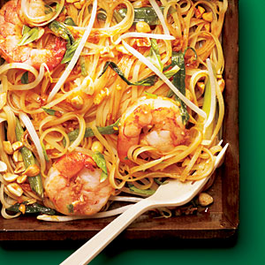 Shrimp Pad Thai from Cooking Light Magazine/2011