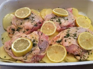 Getting ready to go in the oven