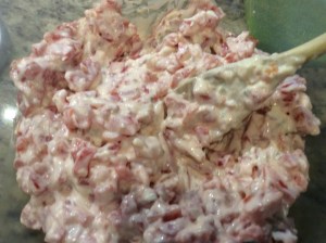 Add in the tomato and combine well.