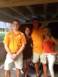 My beautiful family a few weeks ago at the Vol's first home game!