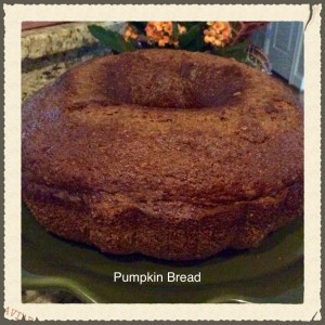 Fall Pumpkin Bread