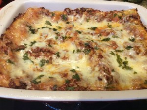 Out of the oven...It looks and smells amazing!