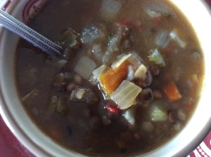 Chef Frankie's Zippy Lentil Soup 