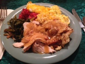 Jim Pitt's Thanksgiving Indulgence!  Wow, what a plate!