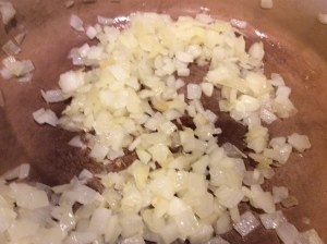 Love the smell of those onions sautéing!