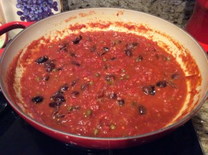 Sauce has nicely broken down