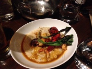 with a side of Crawdads and Grits...so yummy!