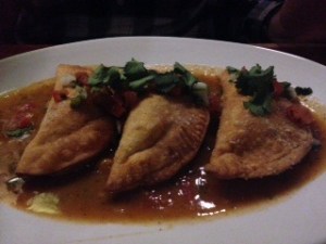And Hunter had the most unique dish...Buffalo Empanadas