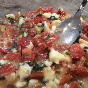 Ingredients marrying their flavors together