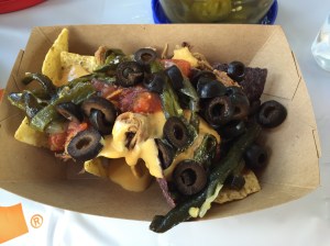 Served over a dish of Pulled Pork Nachos at the Tennessee Volunteers Tailgate Party
